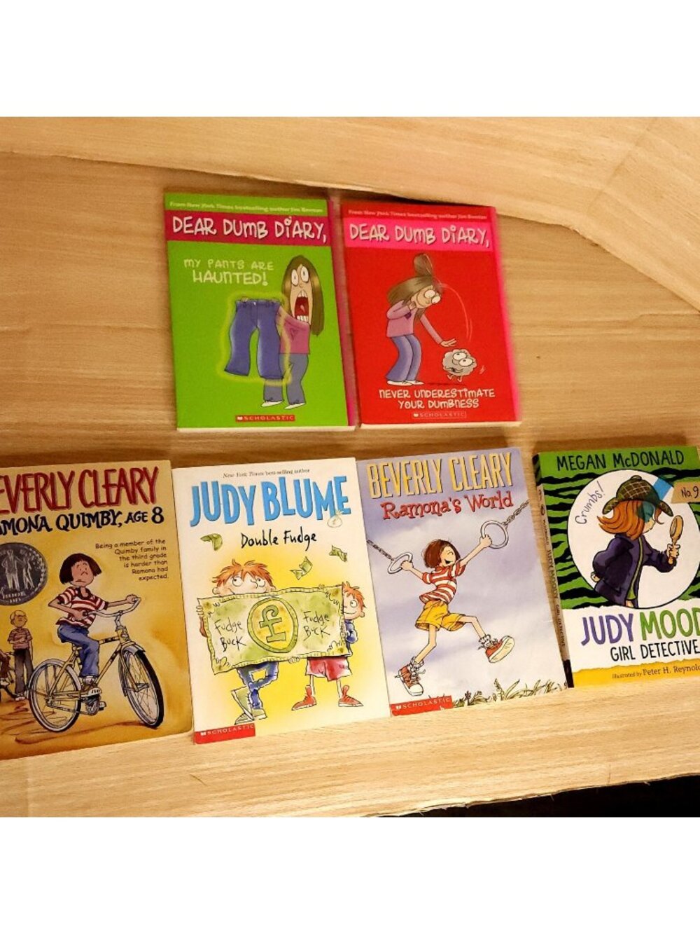 Girl's 6 Book Lot Bundle Age 8-9
